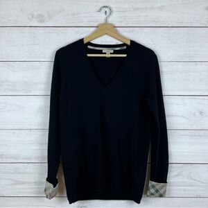 Burberry Brit Wool V-Neck Sweater Medium